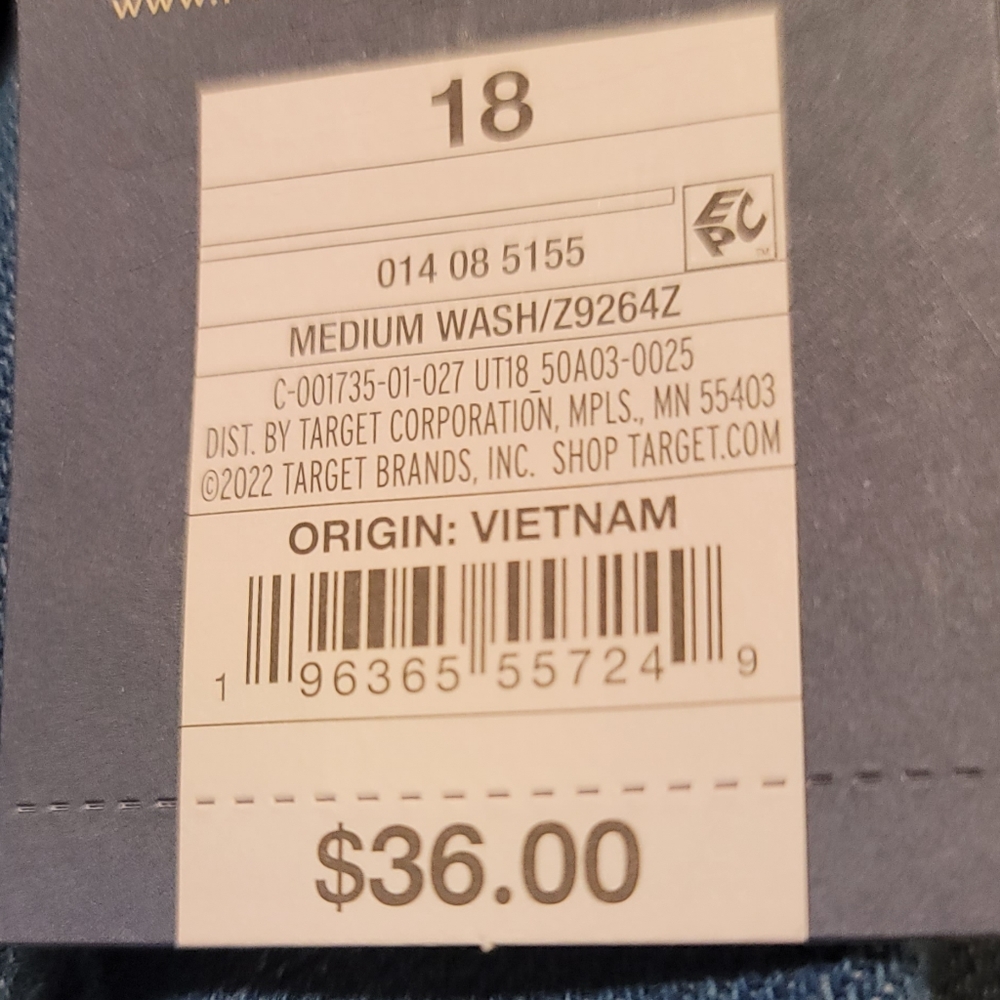 Universal Thread Blue Wide Leg Jeans - Picture 9 of 9